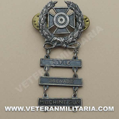 Expert Shooter Badge 3 Bars Original