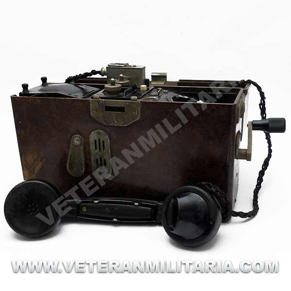 Teléfono de Campo Aleman Feldfernsprecher 33 Original (2)