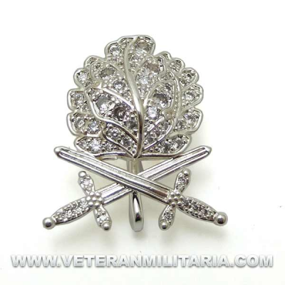 Oak Leaves with Swords and Silver Diamonds