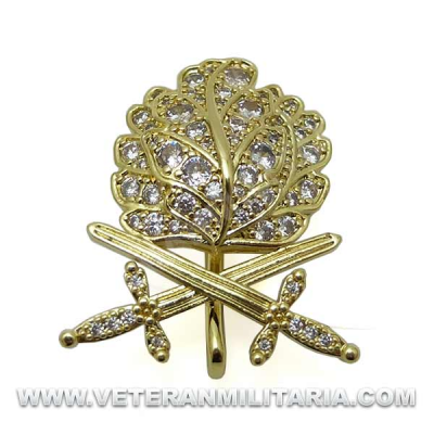 Oak Leaves with Swords and Gold Diamonds