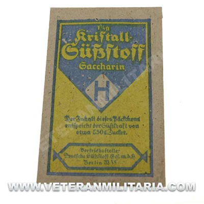 Sobre de Sacarina Alemana Original