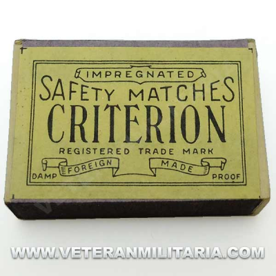 Original Criterion Matchbox