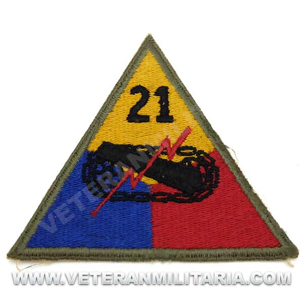 Patch 21th Armored Division Original