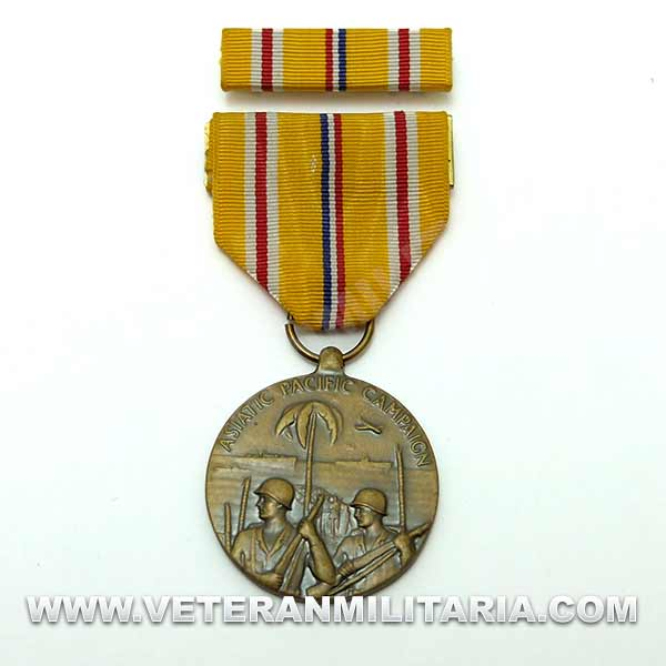 Medalla de la Campaña Asia y Pacífico con Pasador
