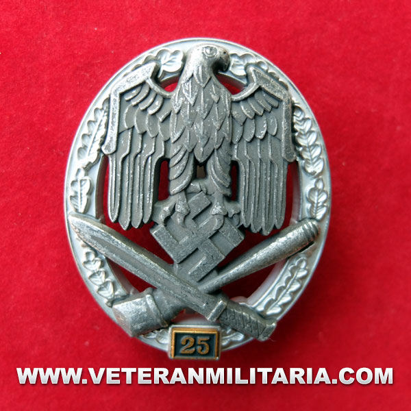 Army General Assault Badge 25