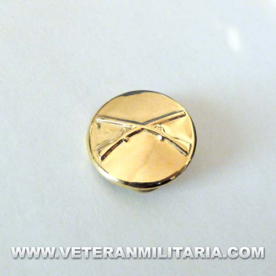 Insignia de cuello para tropa infantería 