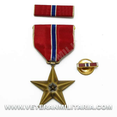 Medalla Estrella de Bronce Original