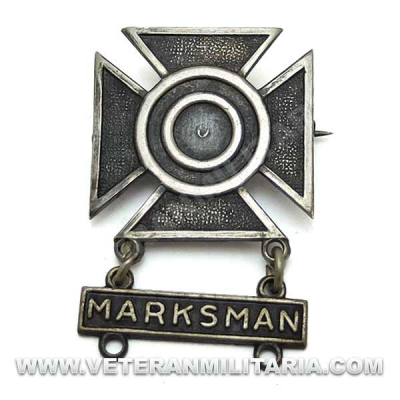 Insignia de Tirador de Primera Marksman Original
