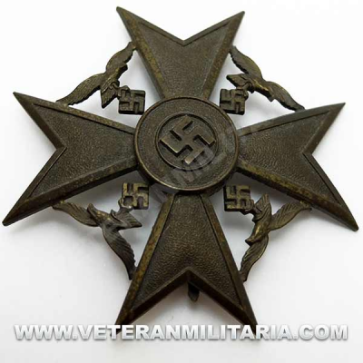 Cruz de España sin Espadas en Bronce Original