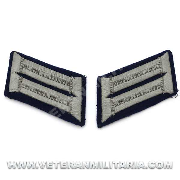 Parches de Cuello de Oficial Medico Original