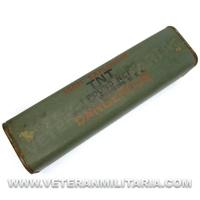 Bloque de TNT US Army 1 Libra (paquete vacío) Original