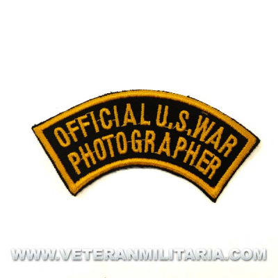 Parche Official U.S. Army Photographer