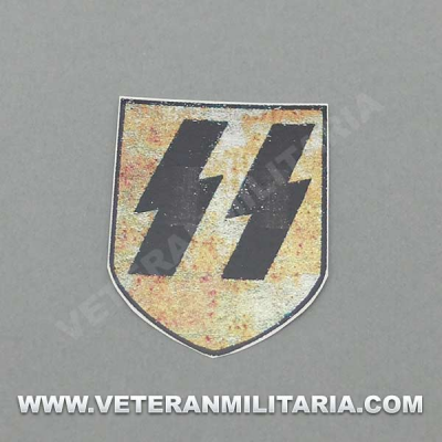 Decal for German Helmet Waffen SS aged (2)