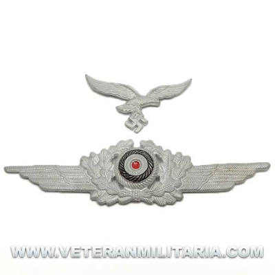 Juego de Insignias para la Gorra Luftwaffe