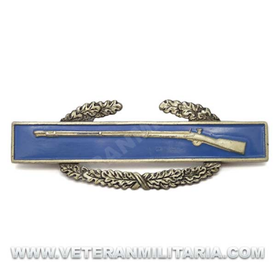 Insignia de Asalto de Infantería U.S. Sterling Original