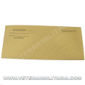 Original Envelope War Department
