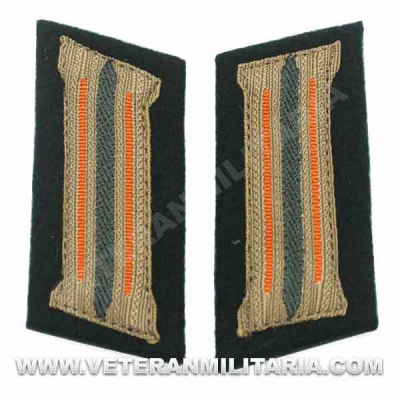Parches de cuello Feldgendarmerie Montados