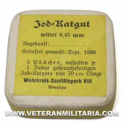 Original Medical Sature Jod-Katgut 1939