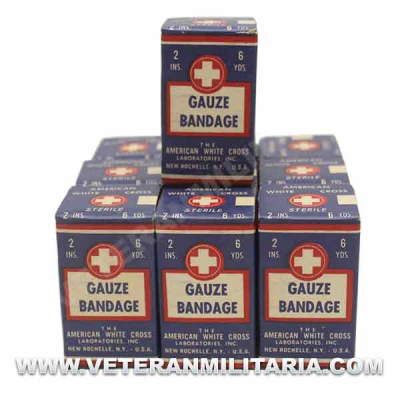 Vendaje de Gasa Cruz Blanca Americana Original