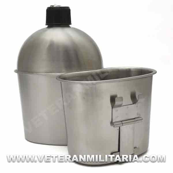 Cantimplora US M-1910 de Acero