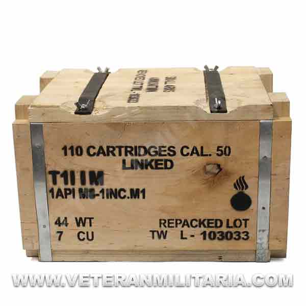 Cal50 Wooden Ammo Crate