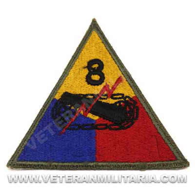 Patch 8th Armored Division Original