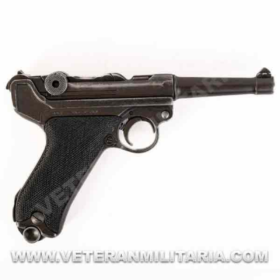 Pistola Luger P08. Denix Envejecido