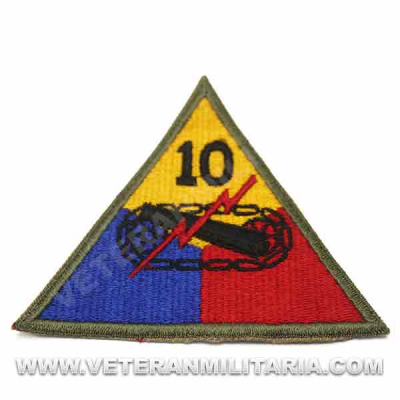 Original Parche 10&ordf; Divisi&oacute;n Blindada (Tiger) 
