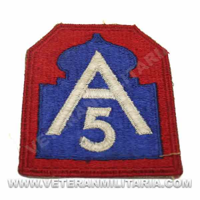 Original 5 Army Patch