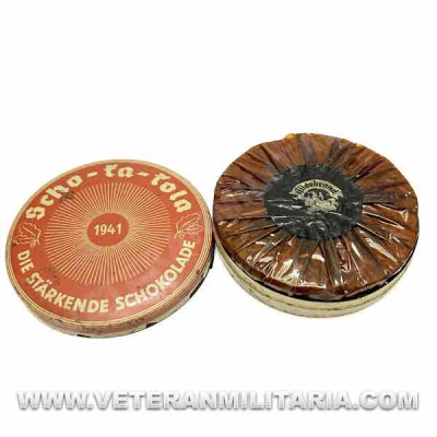 Sho-Ka-Kola Chocolate Can 1941 Original