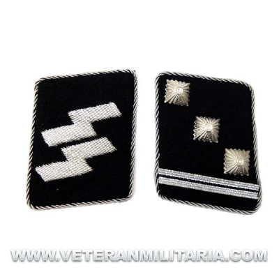 Parches de Cuello SS Obersturmführer – Teniente