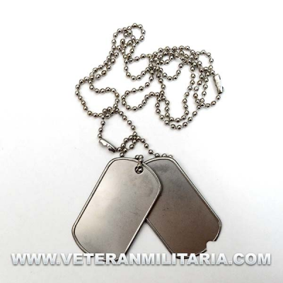 Chapa de identificación US Dog-Tag