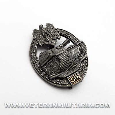 Panzer Assault Badge 50 (Antique Finish)