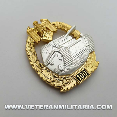 Distintivo de Lucha con Carros de Combate 100