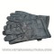 Grey Leather Gloves