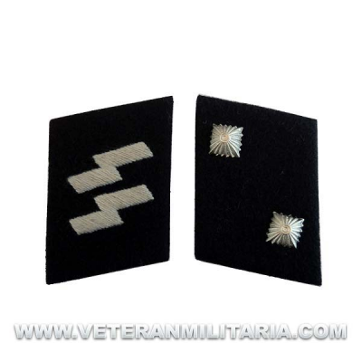 Parches de cuello SS-Oberscharfuhrer