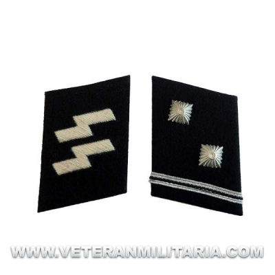 Parches de cuello SS-Hauptscharfuhrer