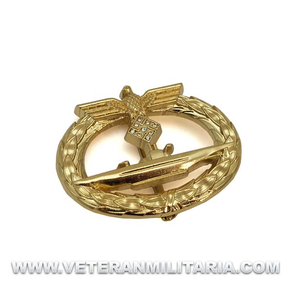 Distintivo de Combate de Submarinos con Diamantes