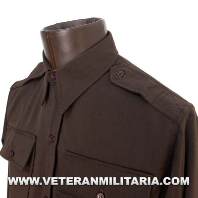 Camisa para Oficiales US Chocolate 
