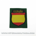 Spanish Division volunteer silk woven sleeve shield