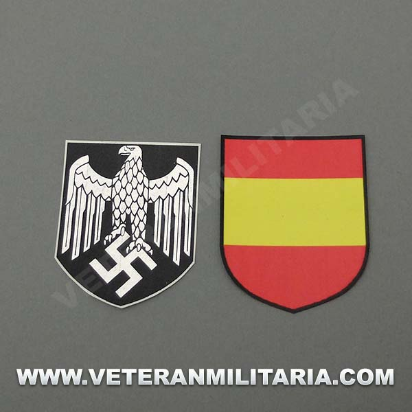 Decals for Helmet Blaue Division