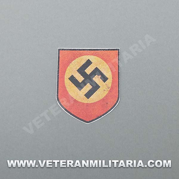Decal for German Helmet Party Shield aged