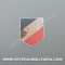 Decal for German Helmet Tricolor shield aged (2)