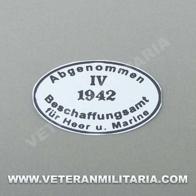 Calca Sello de Aceptación 1942