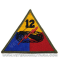 Patch, 12th Armored Division (Hellcat) Original