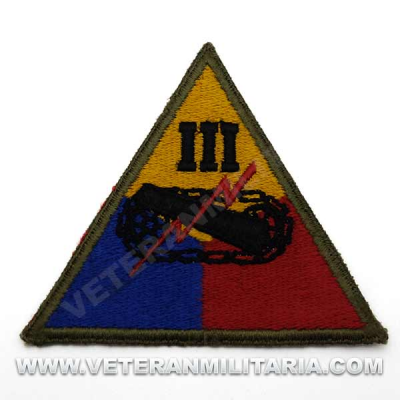 Patch, IIIth Armored Division Original