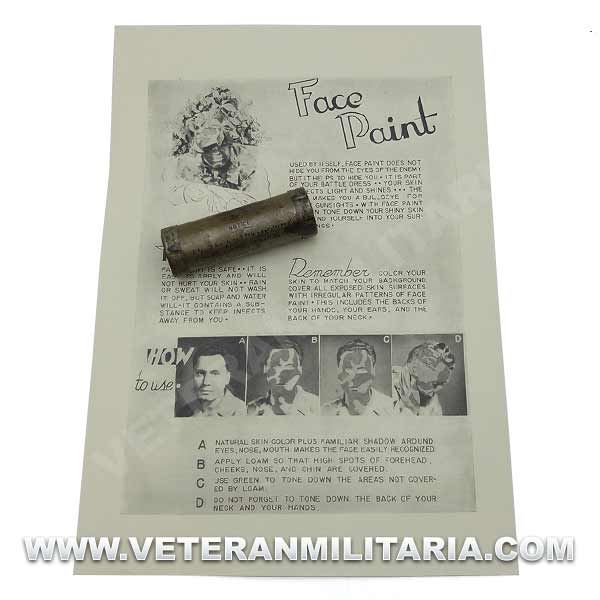 Barra de Pintura Facial de Camuflaje US Original