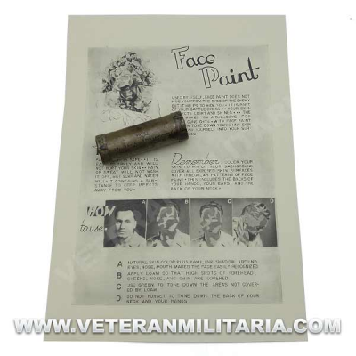 Barra de Pintura Facial de Camuflaje US Original