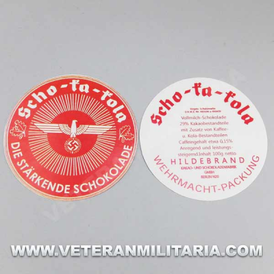 WW2 German Scho-Ka-Kola Stickers
